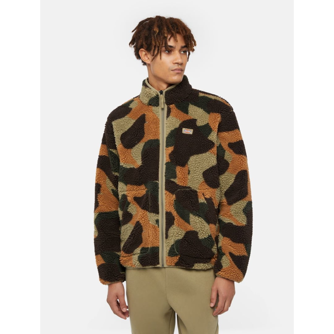 Veste Polaire Dickies Mount Hope Fleece Camo Imperial Green