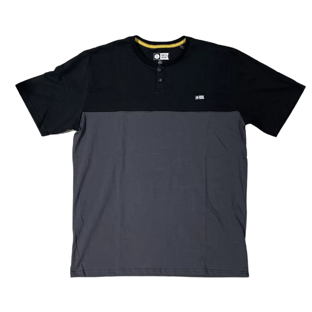 T-shirt Salty Crew Top Stitch Knit Asphalt