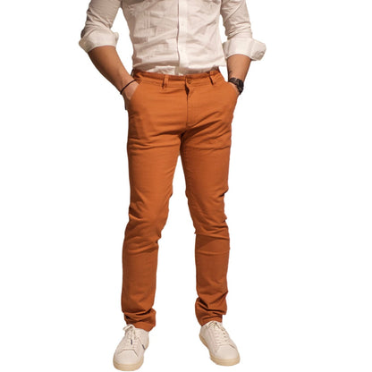 Chino LeeYo Tissu Intersaison Orange - 28US / leeyo tissu