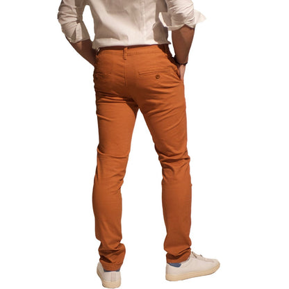 Chino LeeYo Tissu Intersaison Orange - leeyo tissu