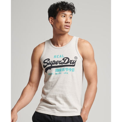 Débardeur Superdry Vintage VL Heritage Oat Cream - superdry