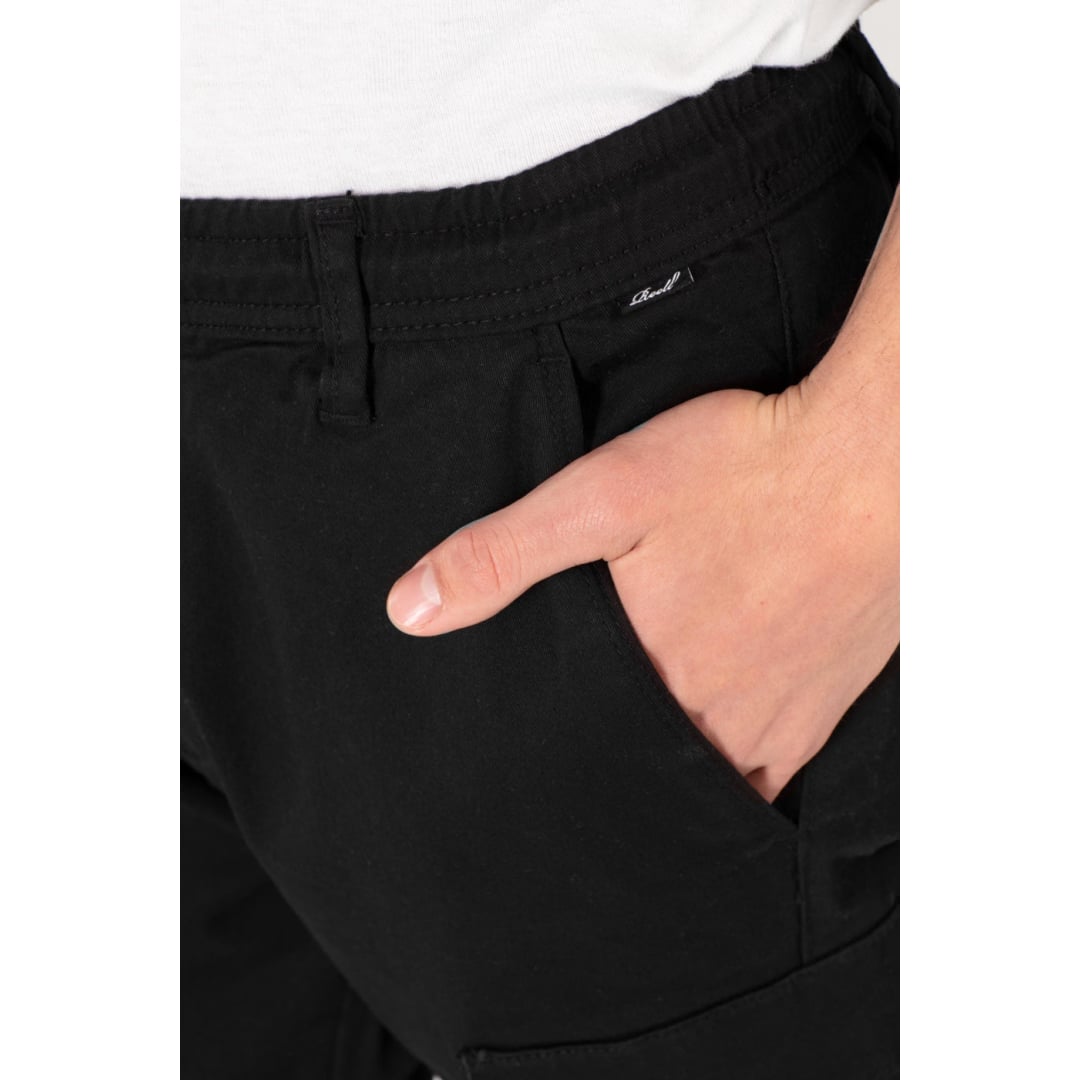 Pantalon Reell Reflex Easy Cargo Black - reell reflex easy