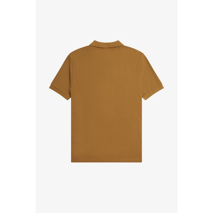 Polo Fred Perry Plain Dark Caramel - Insidshop.com