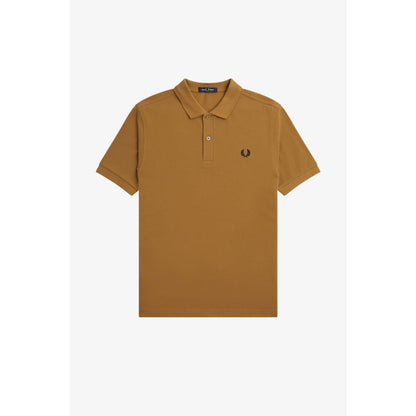 Polo Fred Perry Plain Dark Caramel - S / 644 - Insidshop.com