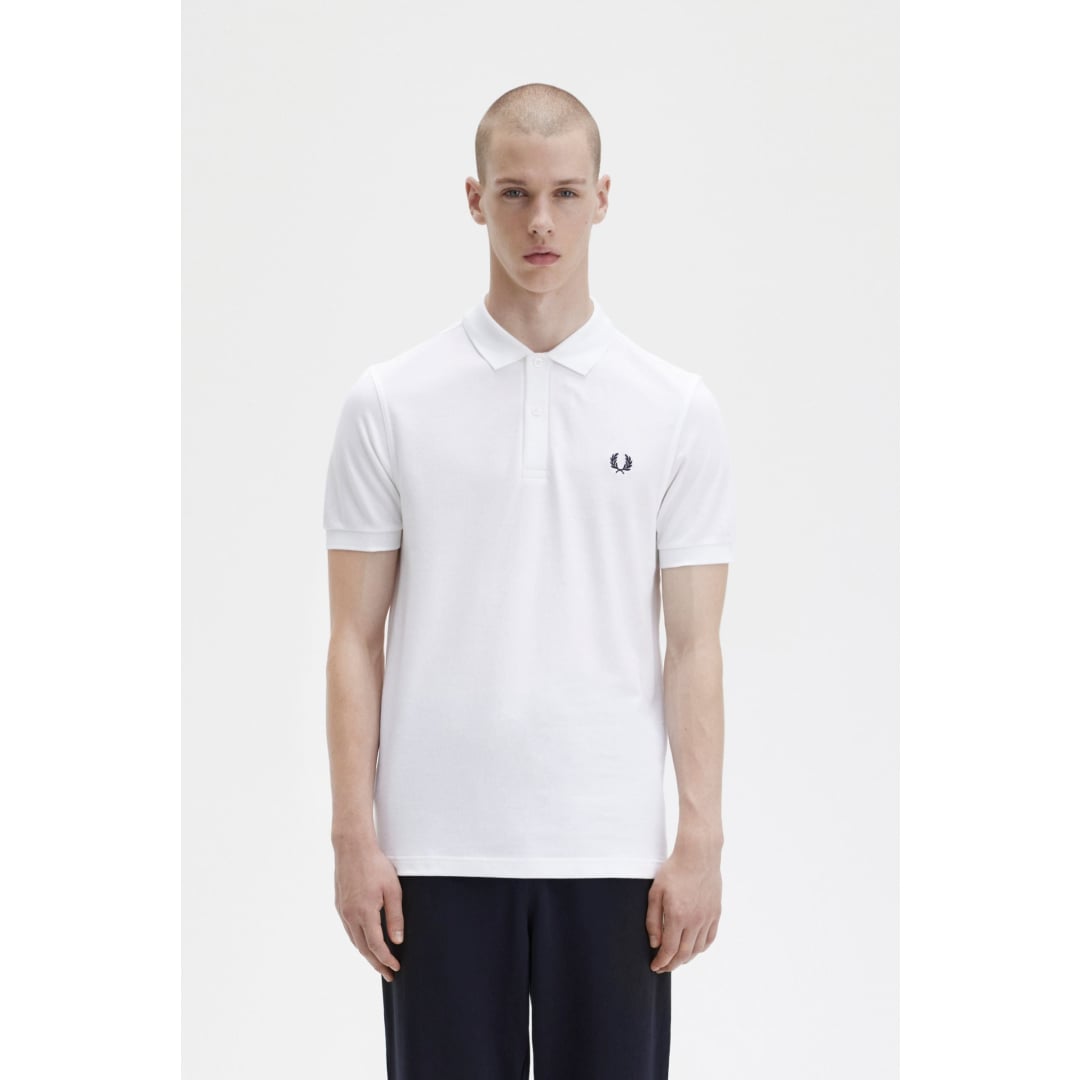 Polo Fred Perry Plain White - Insidshop.com