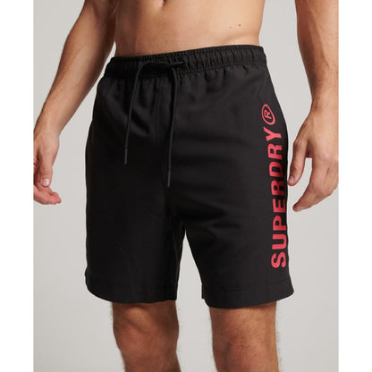 Short de Bain Superdry Core Sport Black - bain superdry core