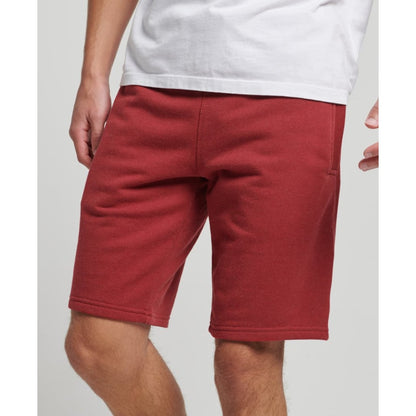 Short Superdry VLE Jersey Track Red Marl - superdry vle