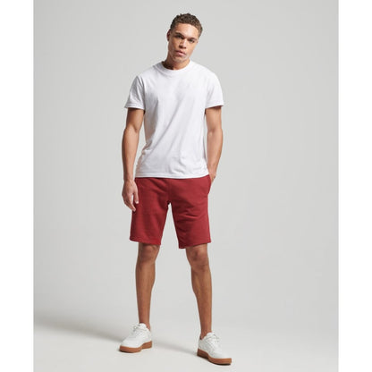 Short Superdry VLE Jersey Track Red Marl - superdry vle