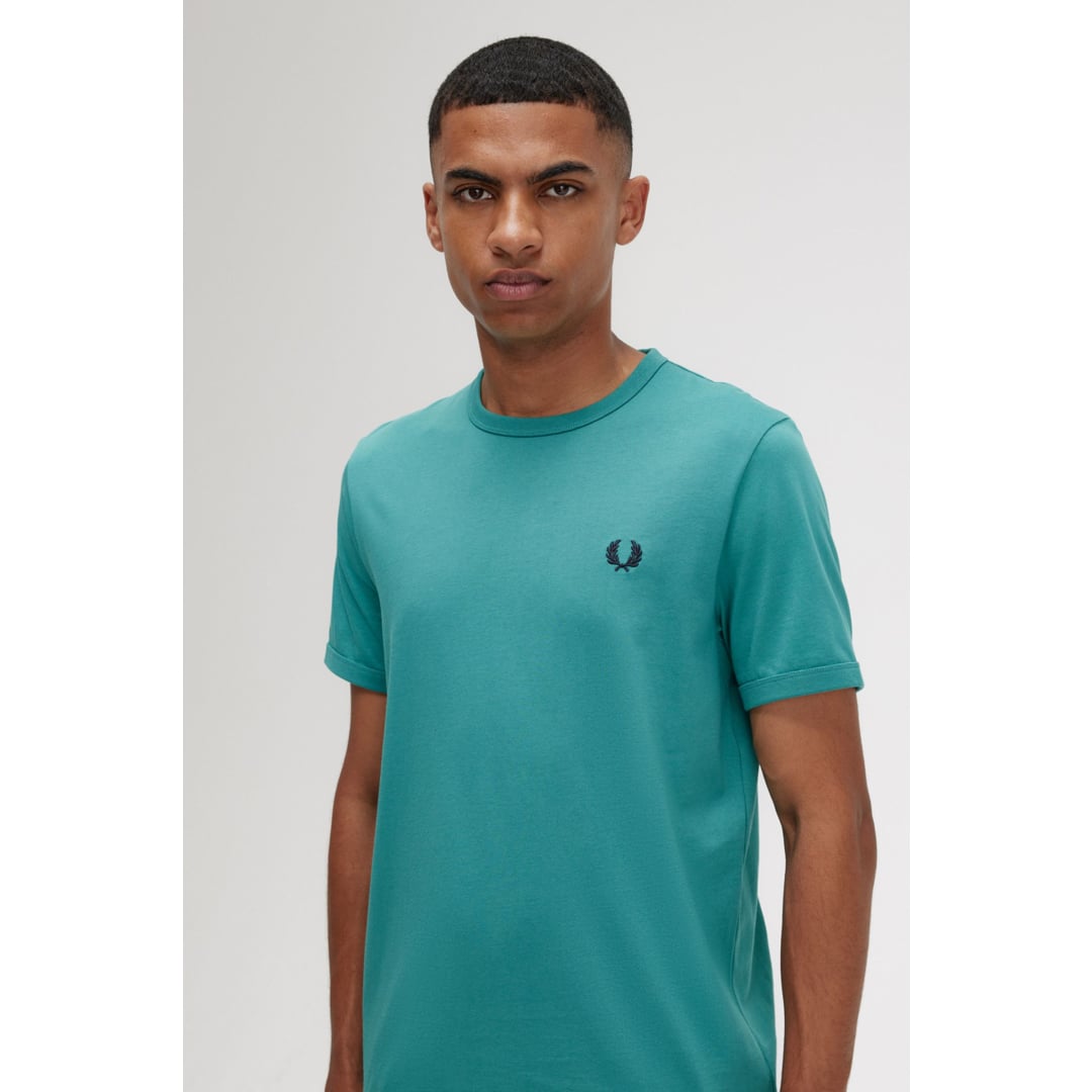 T-shirt Fred Perry Ringer Deep Min - Insidshop.com